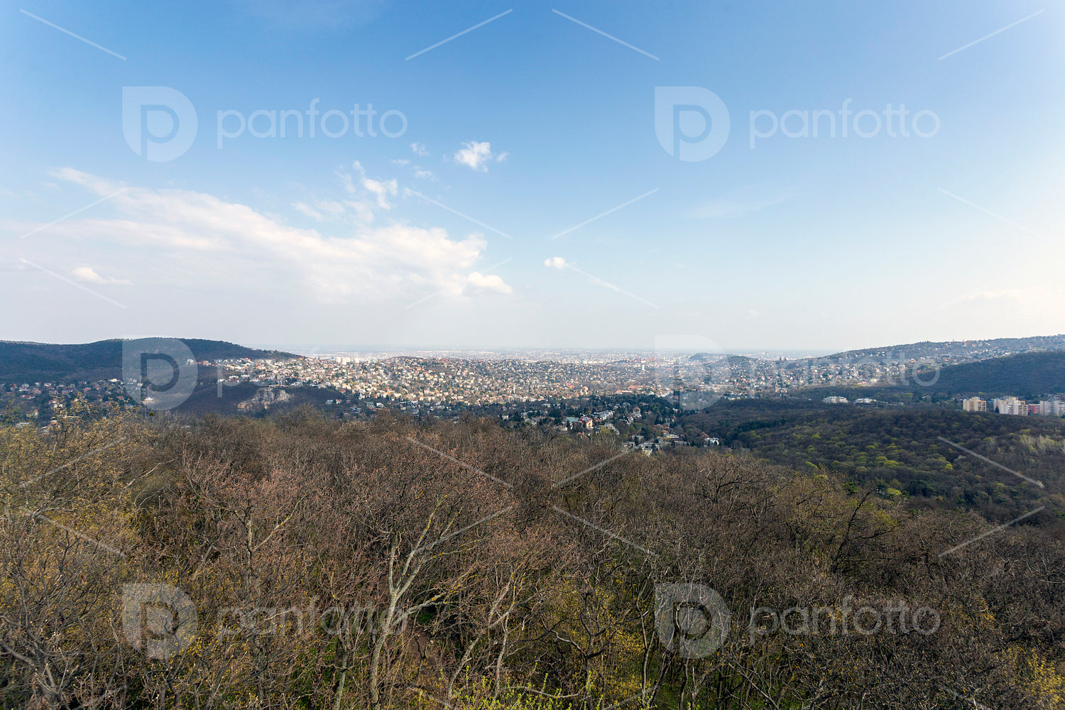 View of Budapest from the Buda hills