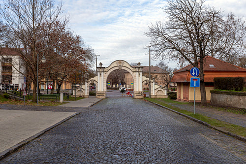 Kinizsi city gate in Abony