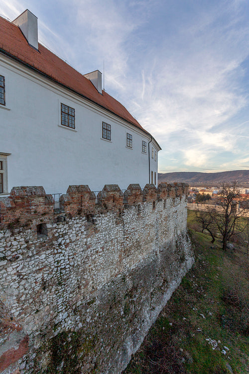 Castle of Siklos on a sunny winter day.