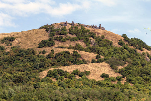 Ruins of the castle of Csobánc