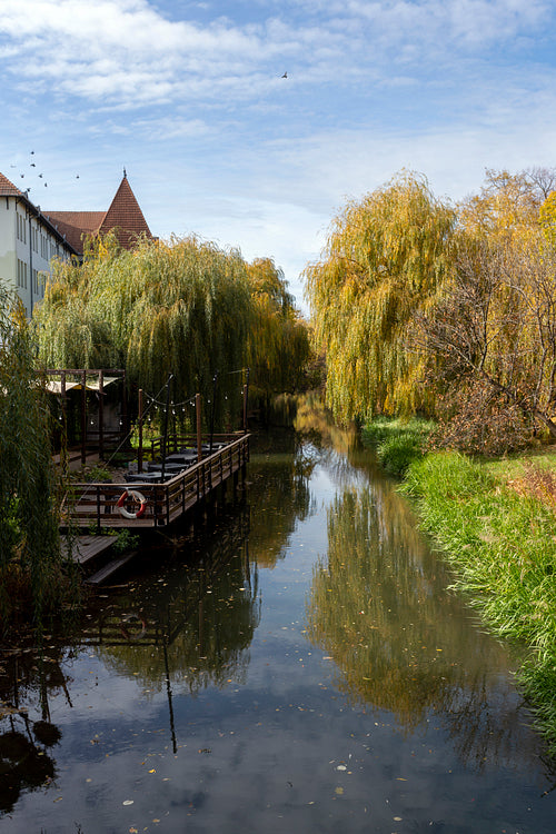 Autumn channel in Gyula