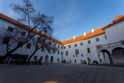 Castle of Siklos on a sunny winter day.
