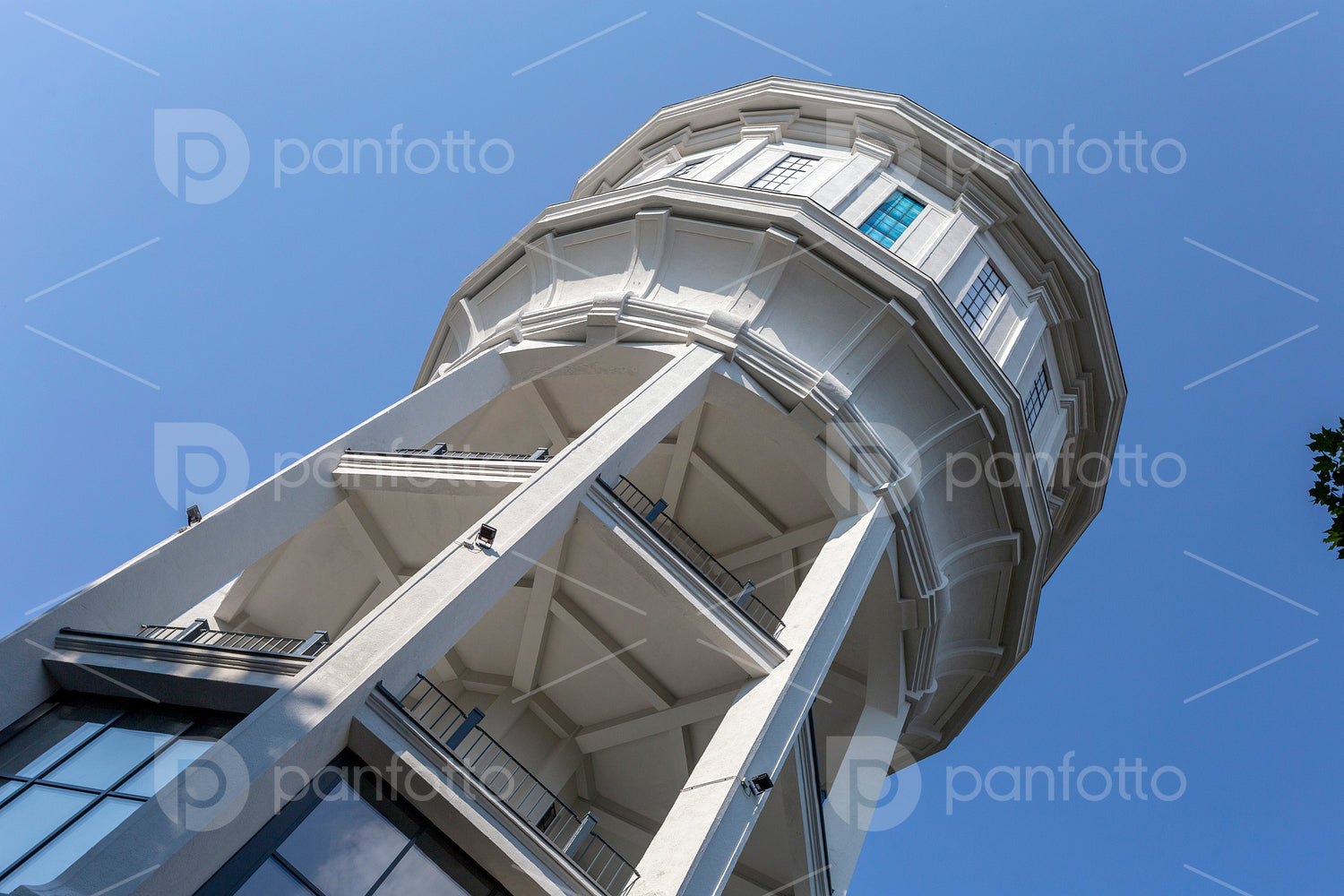 Old water tower in Szombathely, Hungary