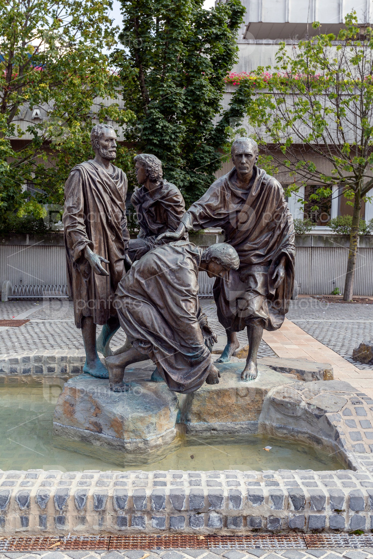 Citizens of Szombathely statue in Szombathely, Hungary