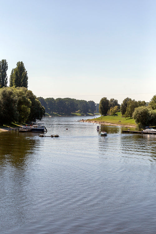 Sugovica riverbank in Baja, Hungary
