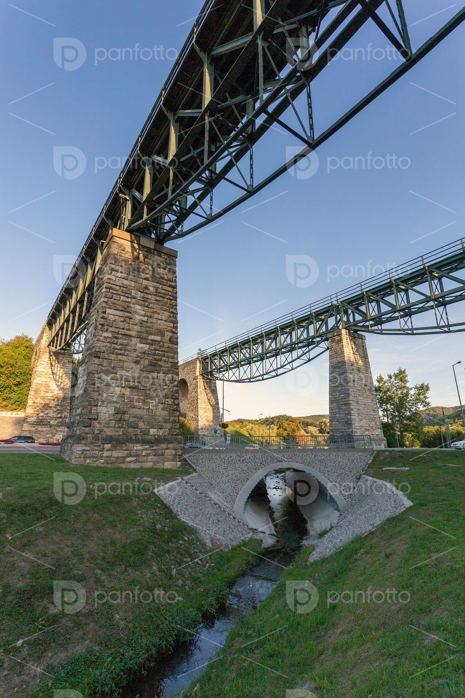 Railway viaduct in Biatorbágy, Hungary