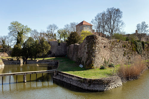 Castle of Tata on a sunny day