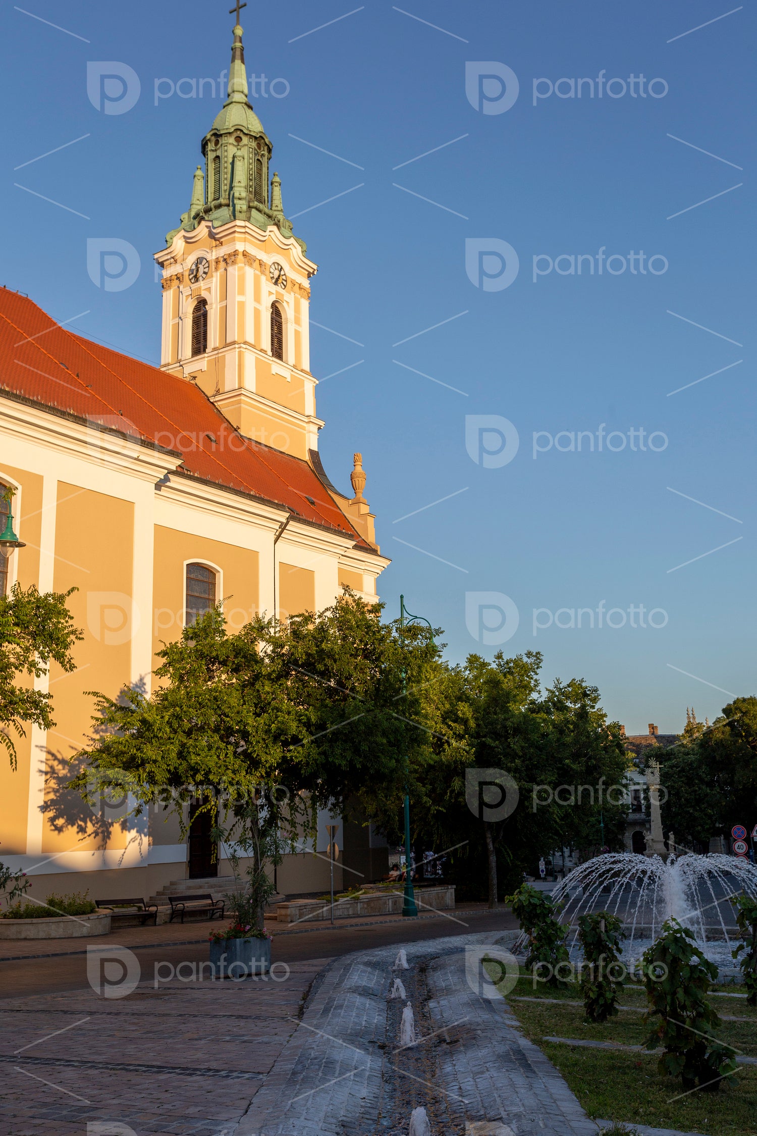 Catholic church in Szekszard, Hungary