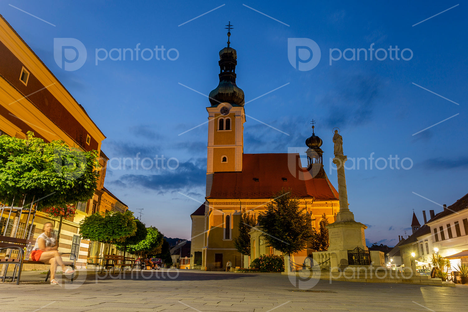St. Imre Church in Koszeg, Hungary