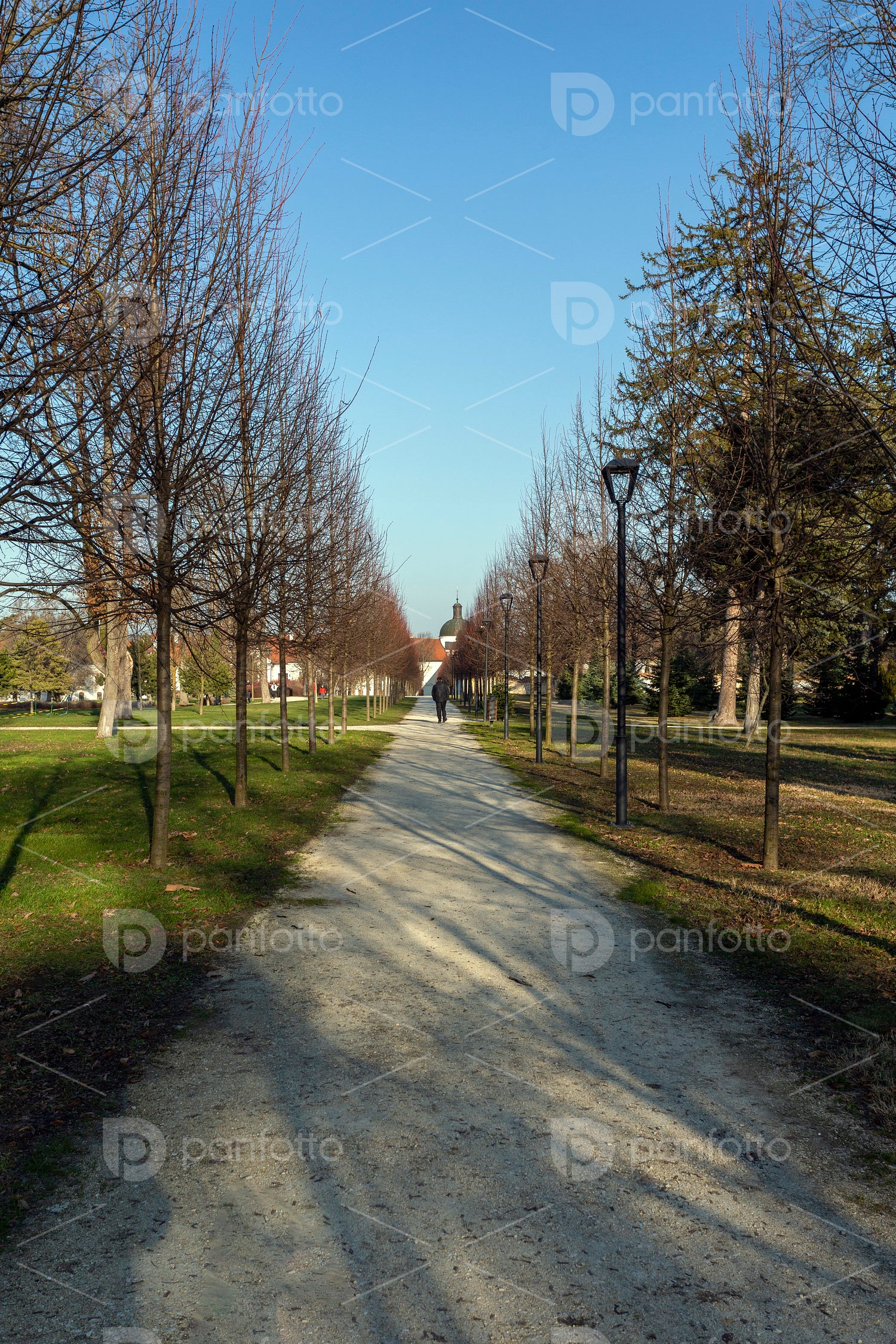The garden of the Royal Palace of Godollo