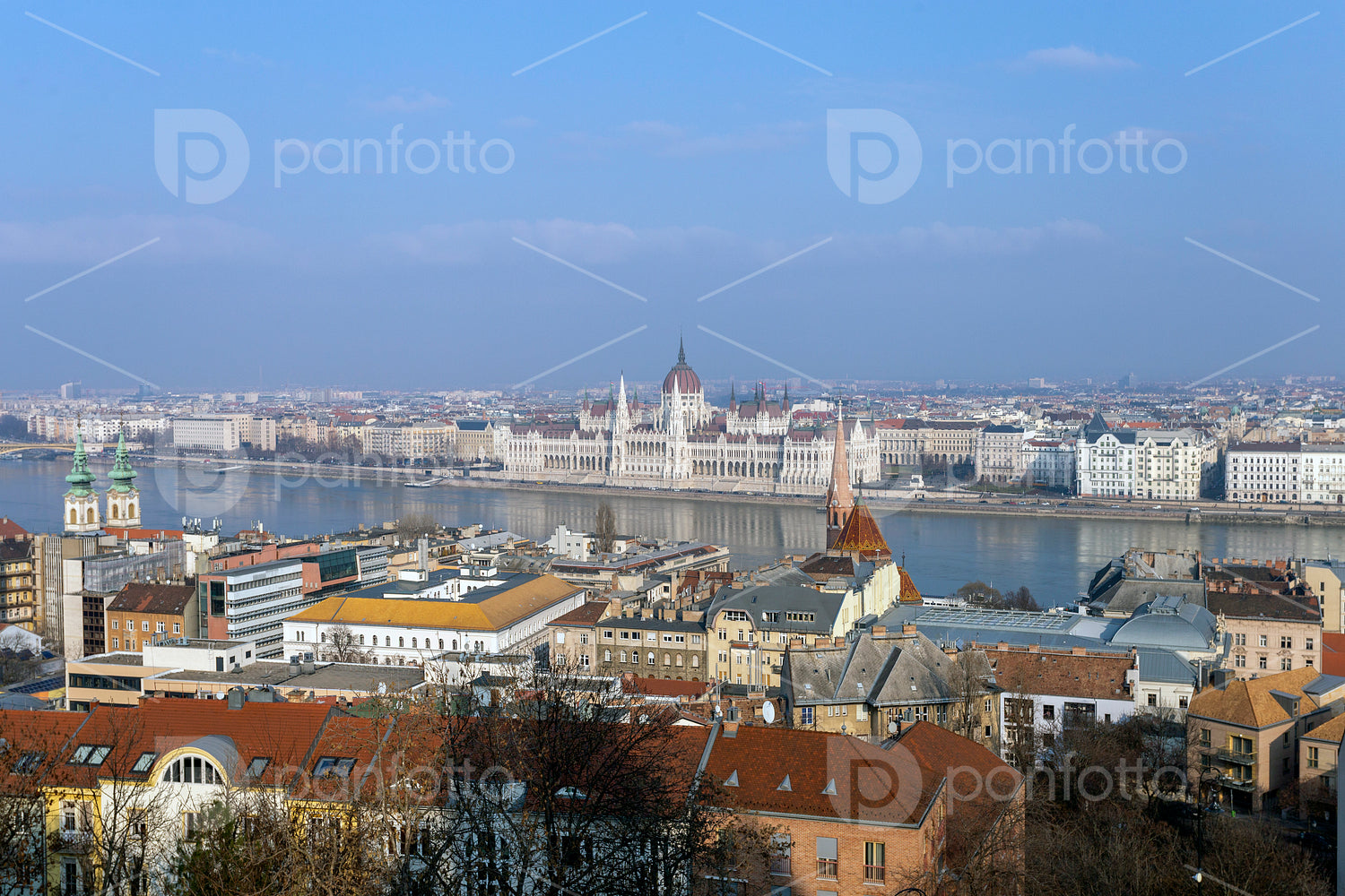 Hungarian Parliament Building in Budapest
