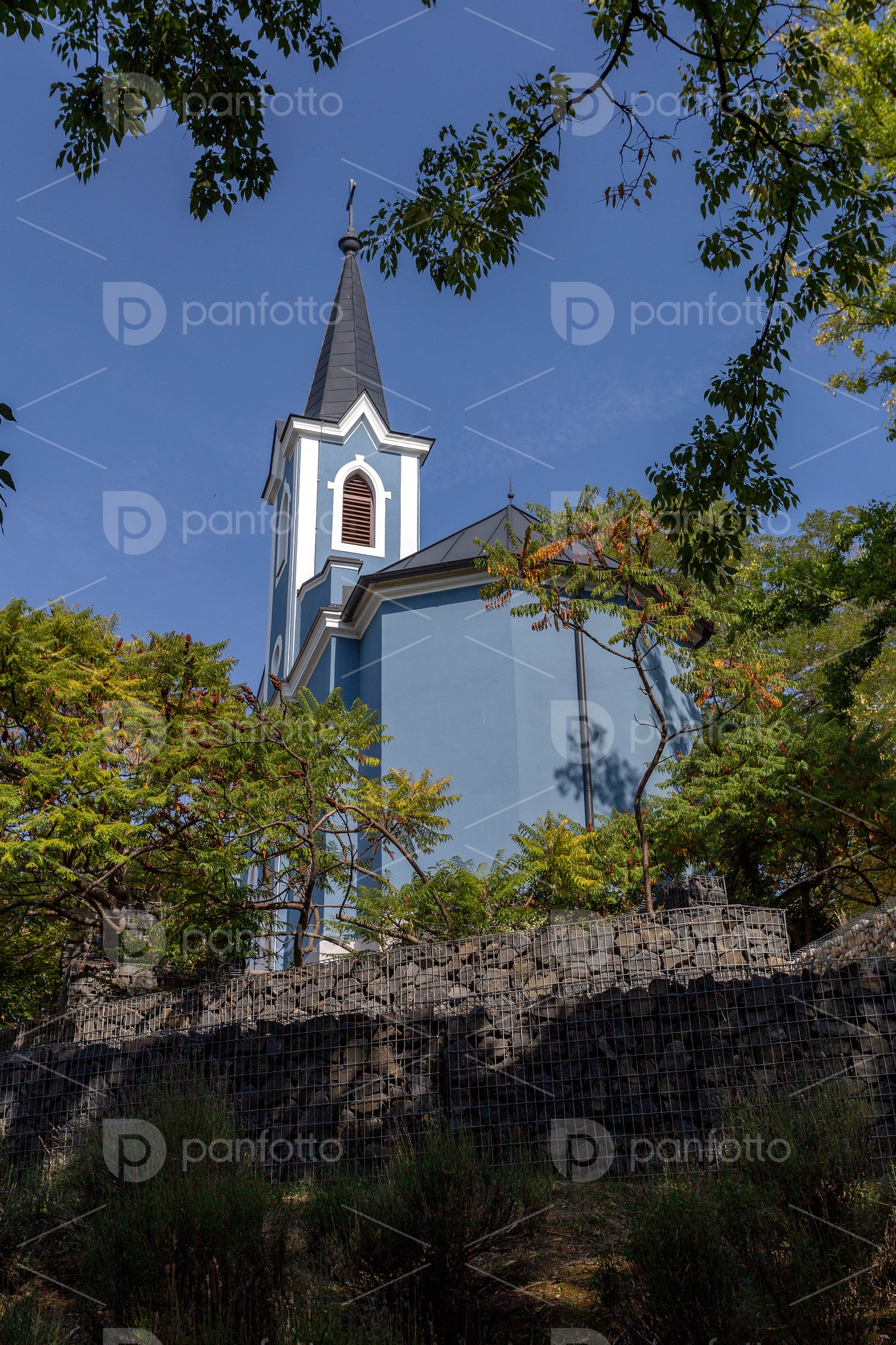 The Blue chapel in Balatonboglár