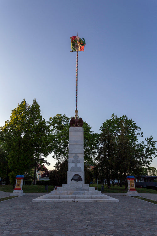 Trianon monument in Eger, Hungary
