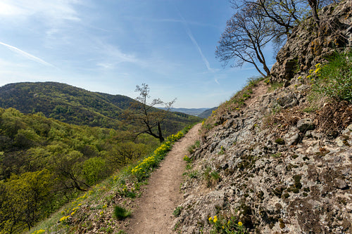 Spartacus trail in the Visegrád Mountains