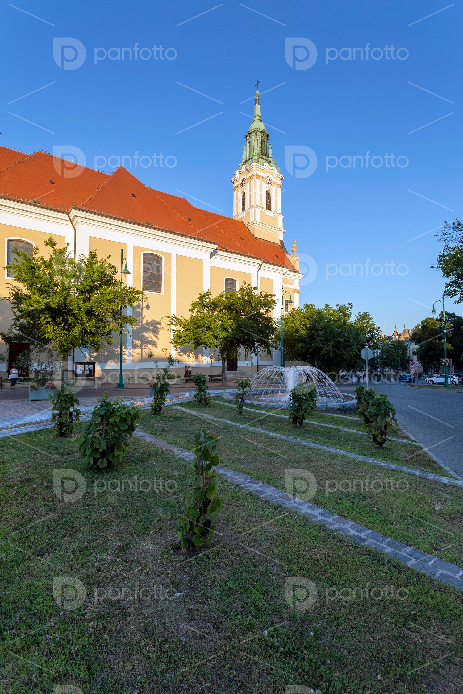 Catholic church in Szekszard, Hungary