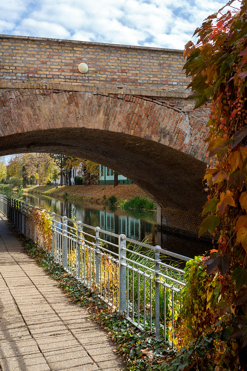 Bridge on a channel in Gyula
