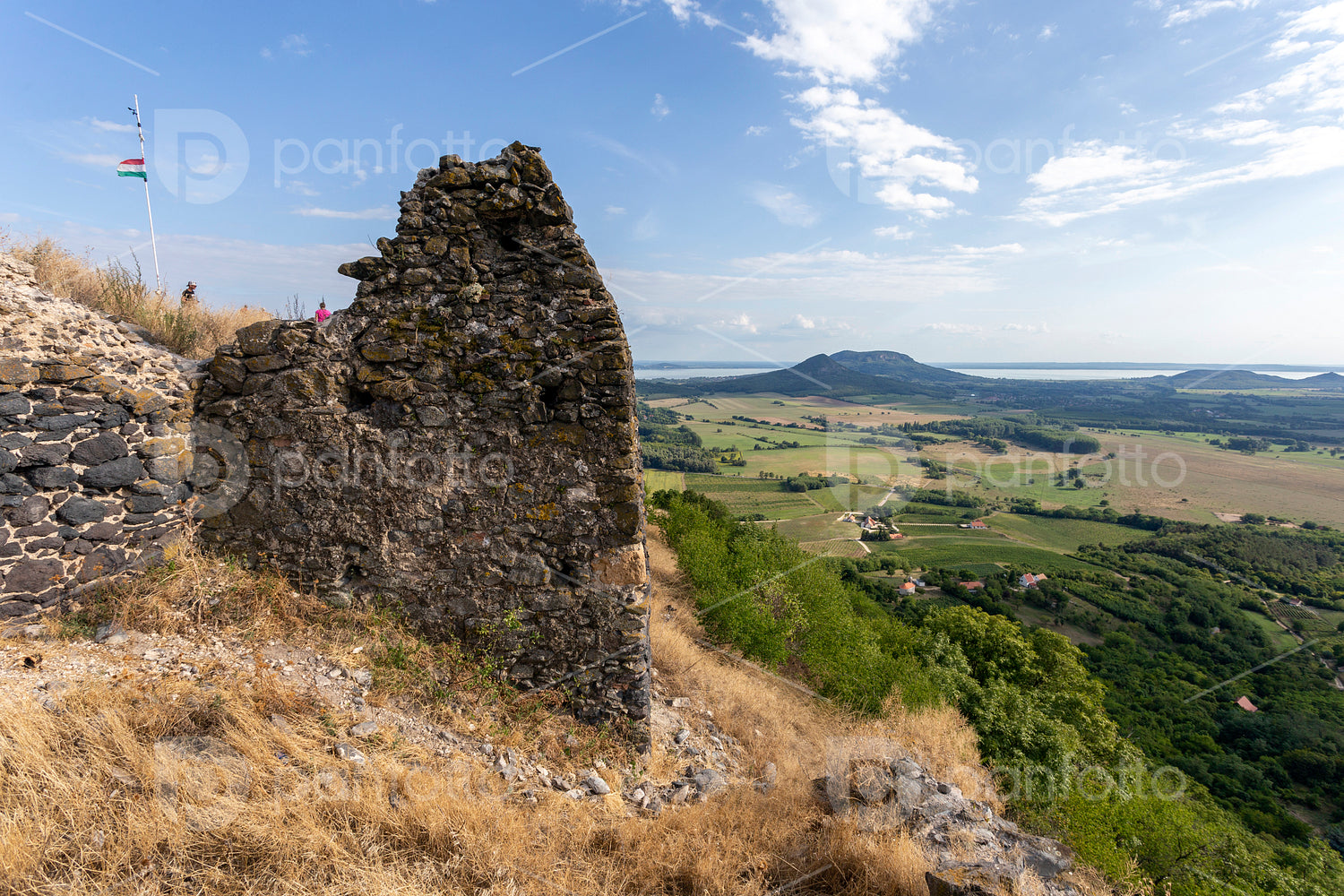 Ruins of the castle of Csobánc