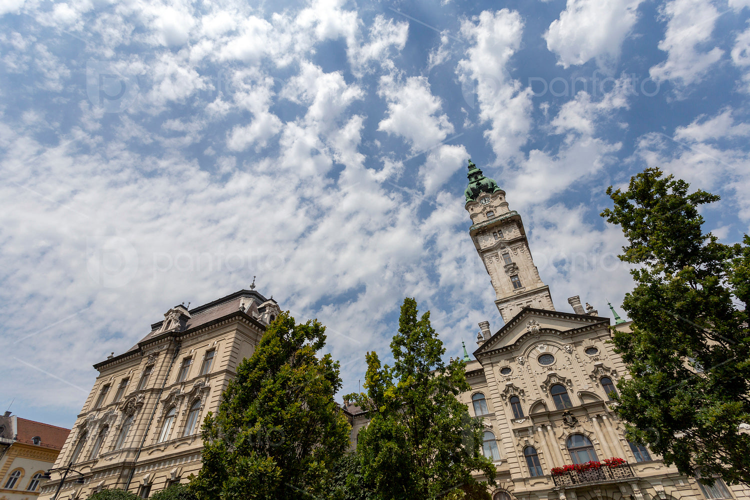 Town hall of Gyor, Hungary