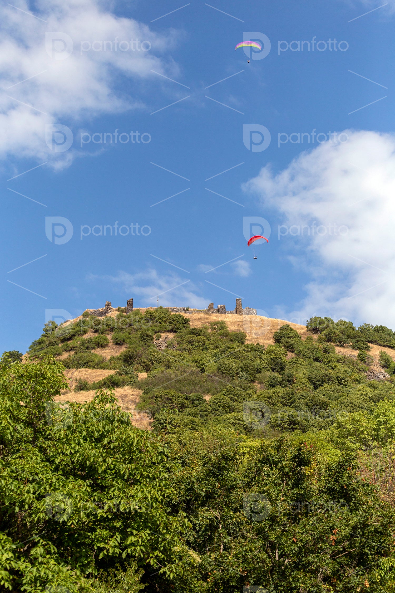Ruins of the castle of Csobánc