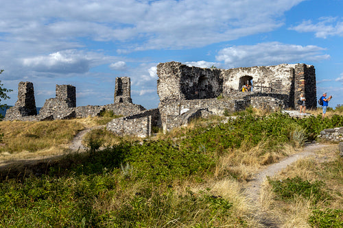 Ruins of the castle of Csobánc