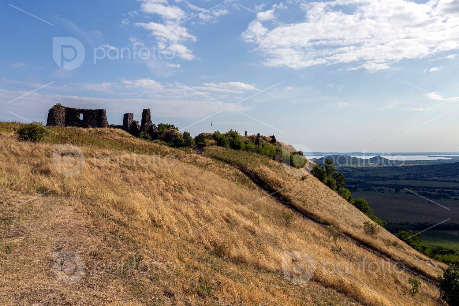 Ruins of the castle of Csobánc
