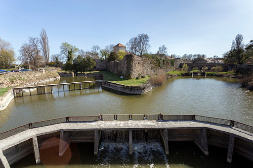 Castle of Tata on a sunny day
