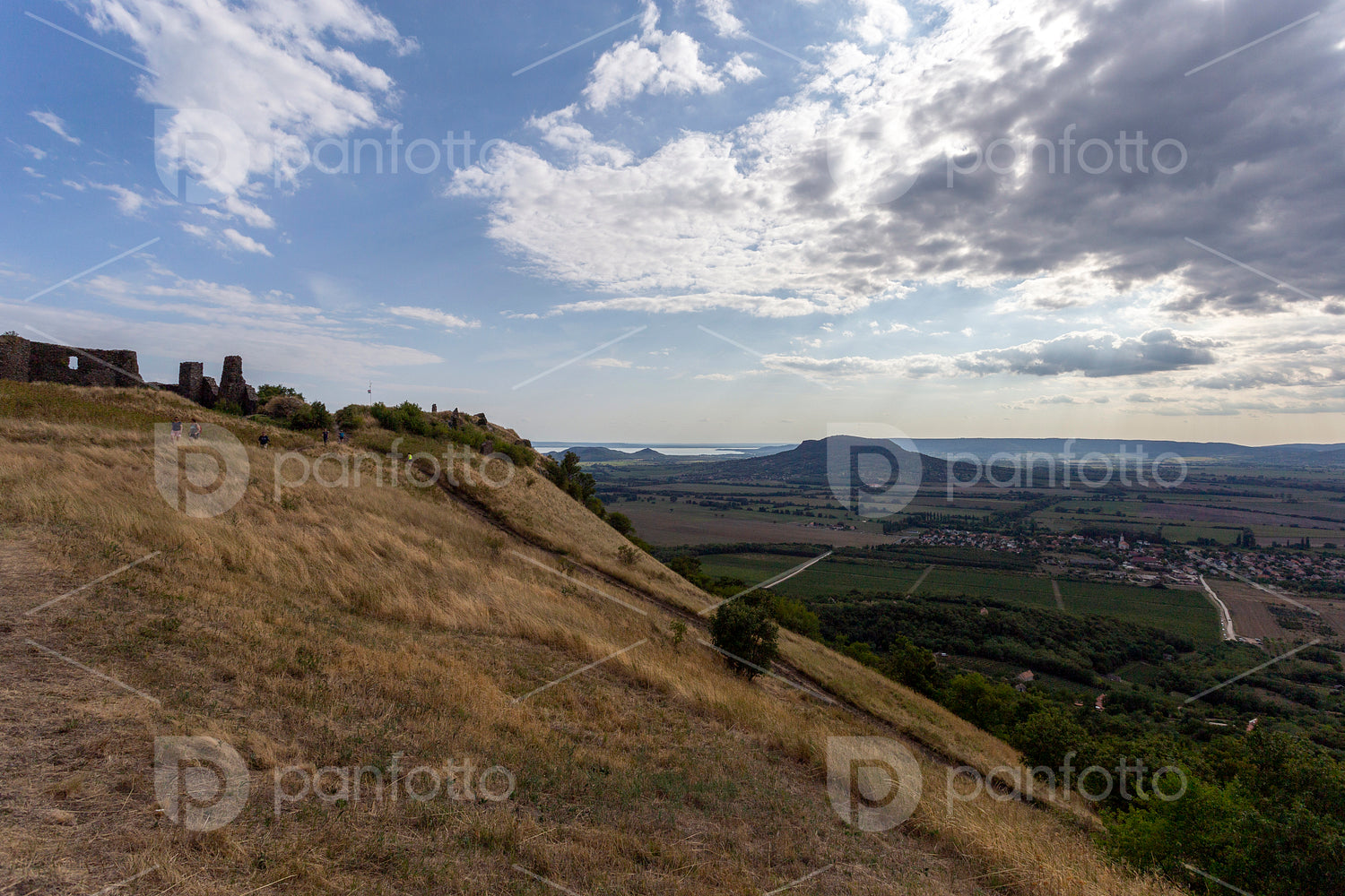 Ruins of the castle of Csobánc