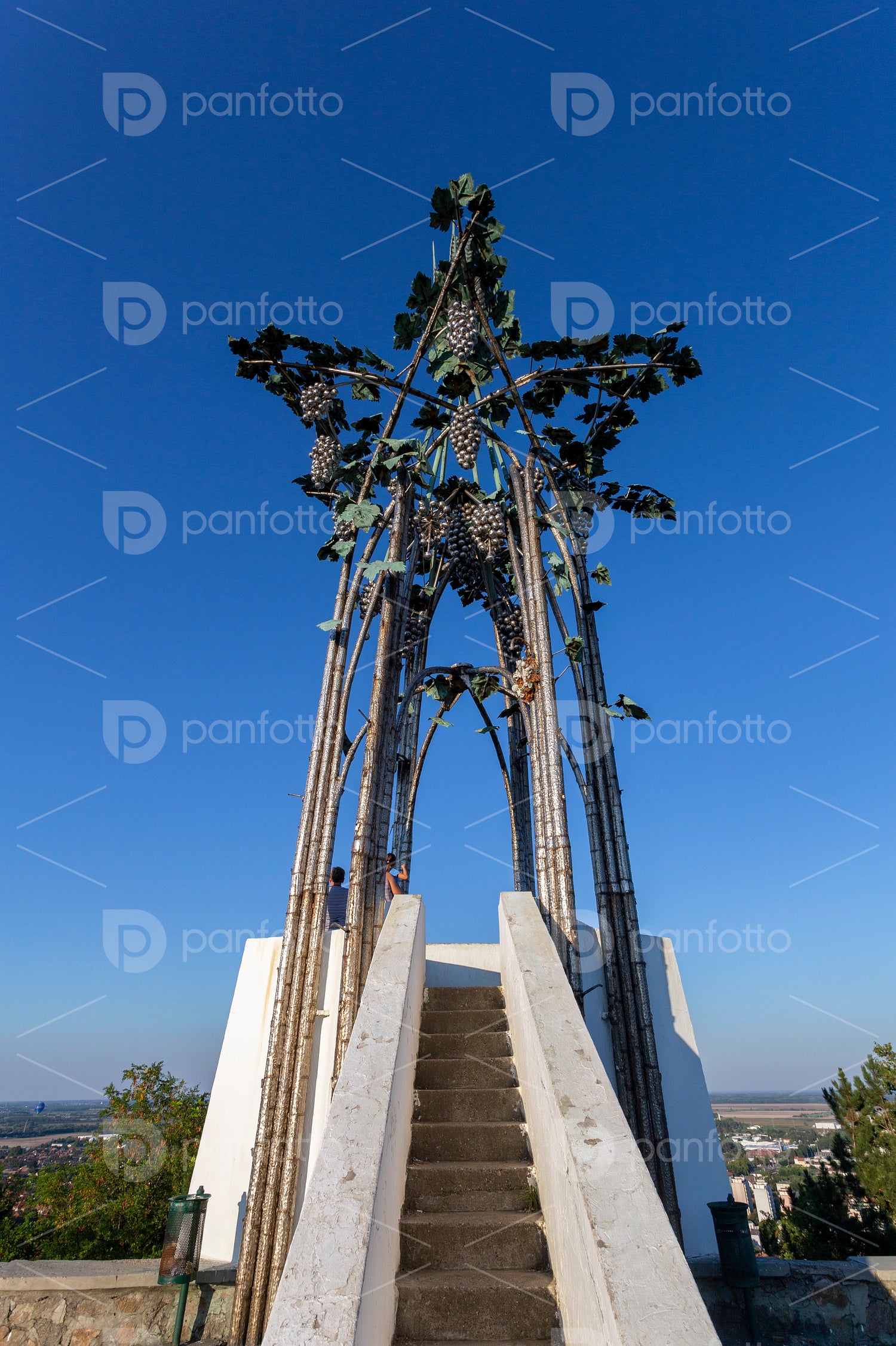 Calvary lookout tower in Szekszard, Hungary