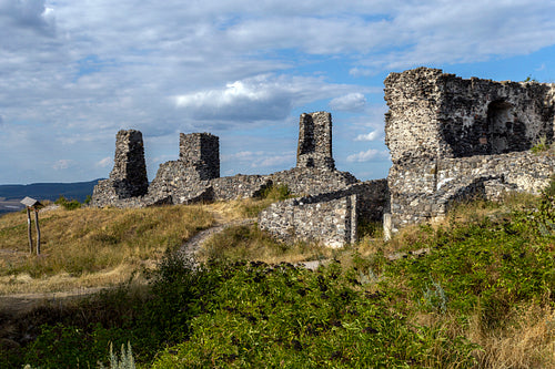 Ruins of the castle of Csobánc