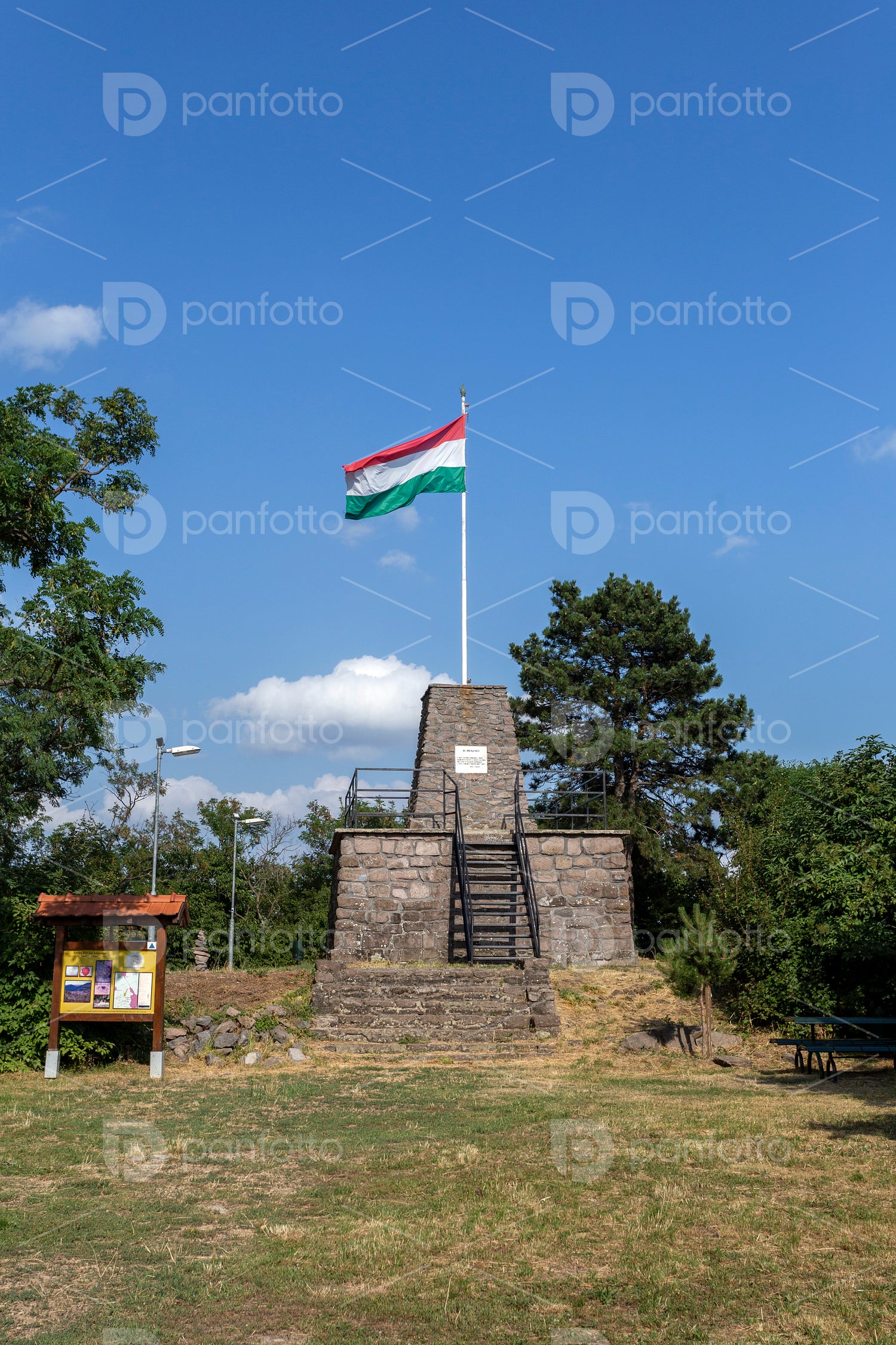 100th National flag in Sátoraljaújhely