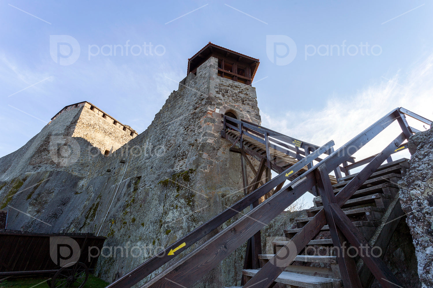 The Citadel castle of Visegrád