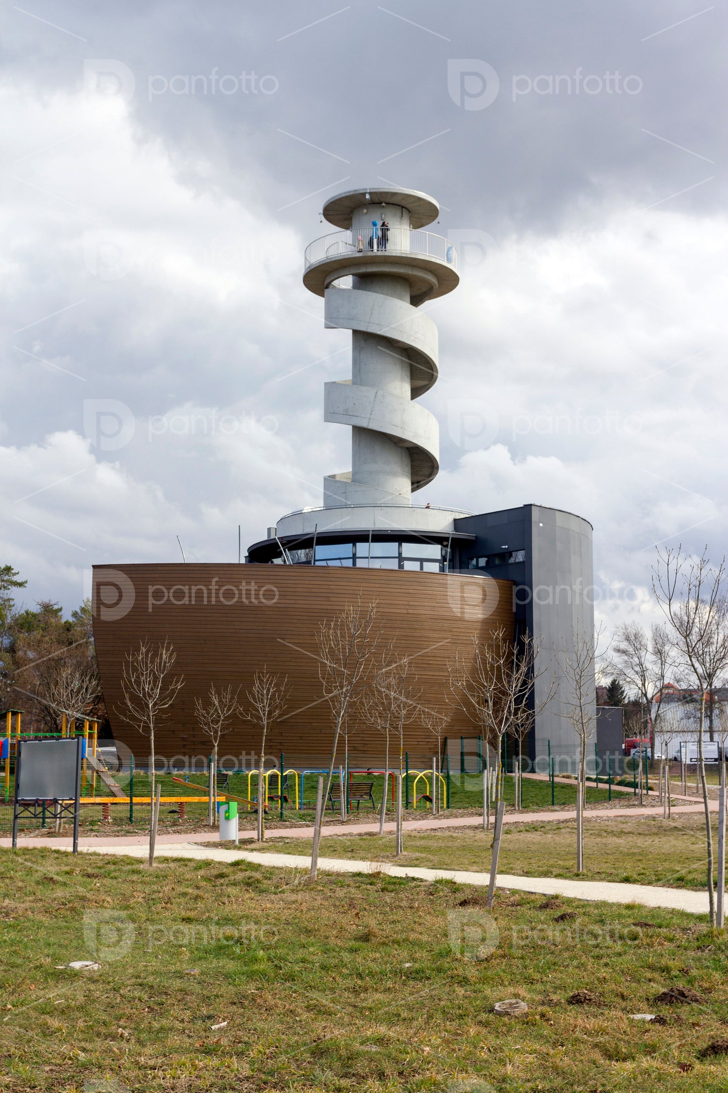 Lookout tower at lake Balaton