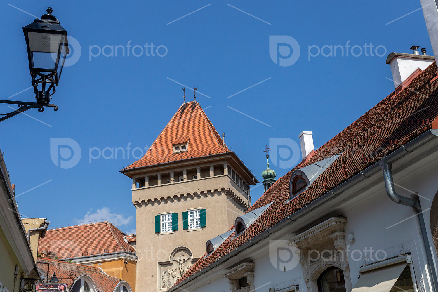 Tower of Heroes in the old town of Koszeg
