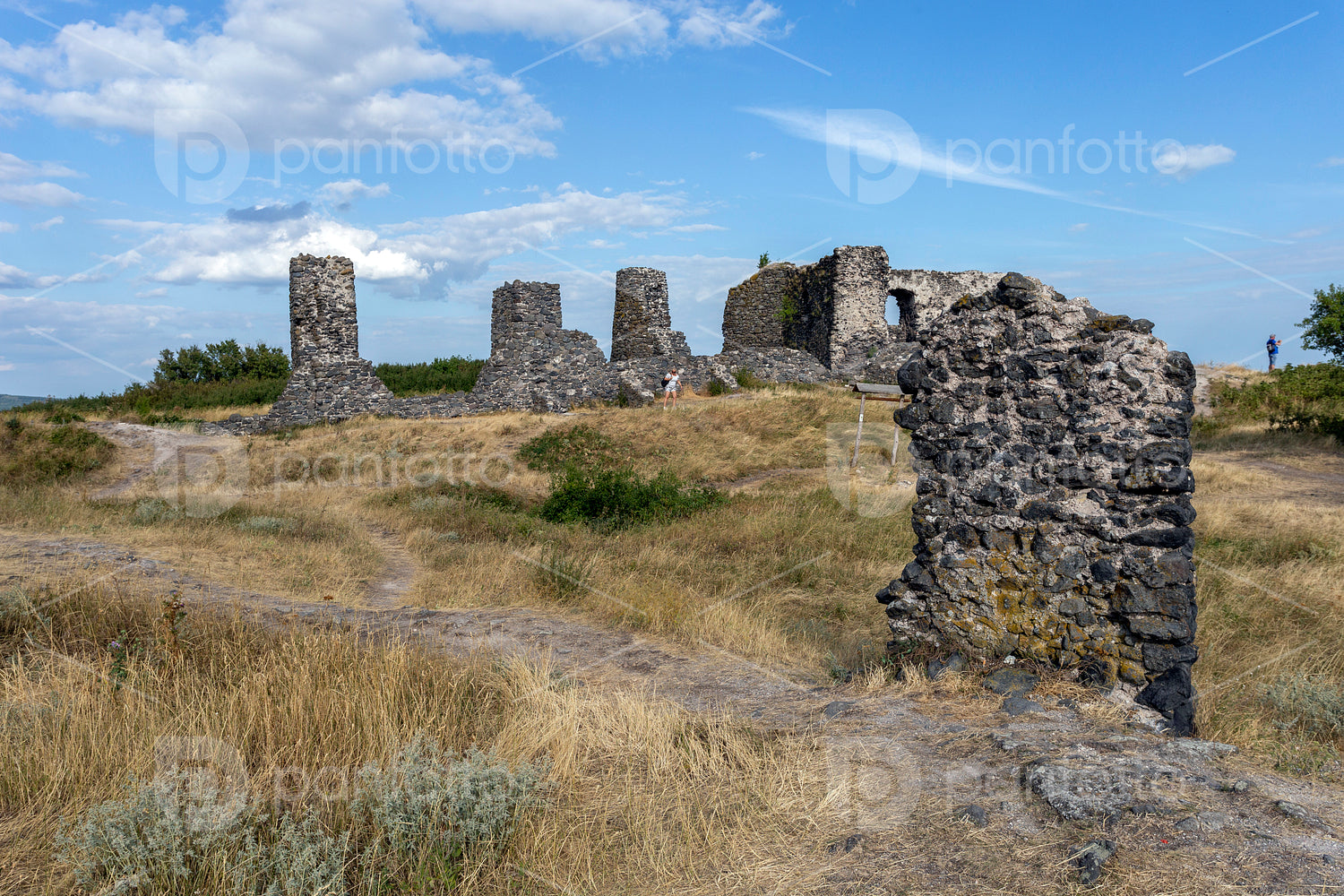 Ruins of the castle of Csobánc