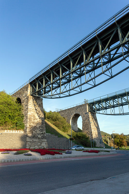 Railway viaduct in Biatorbágy, Hungary