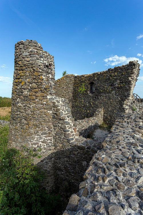Ruins of the castle of Csobánc