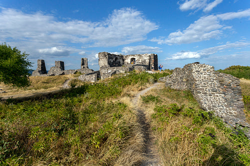 Ruins of the castle of Csobánc