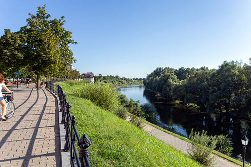 Sugovica (Danube) riverbank in Baja, Hungary