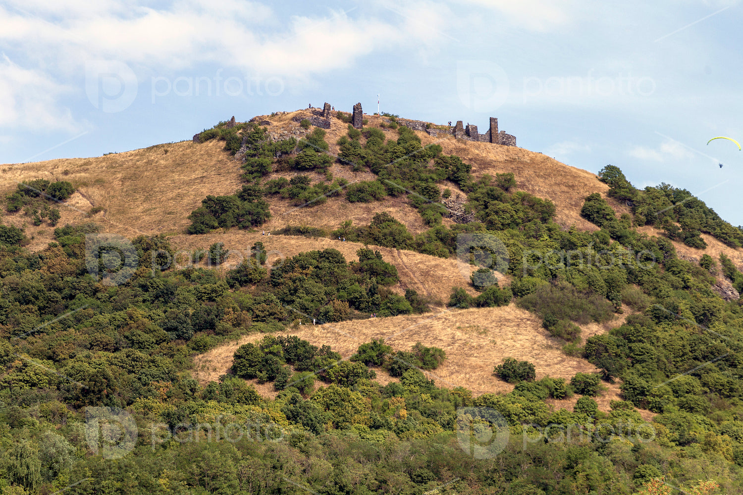Ruins of the castle of Csobánc