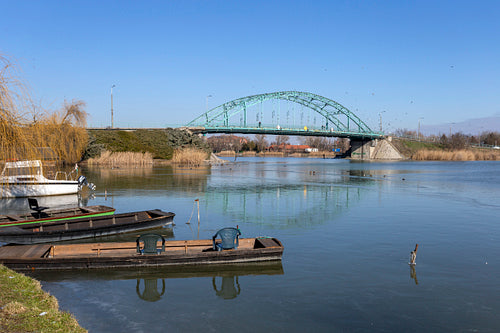The Árpád bridge in Ráckeve