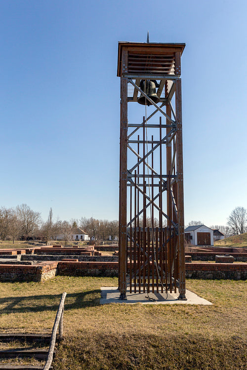 Ruins of the Benedictine monastery in Ópusztaszer
