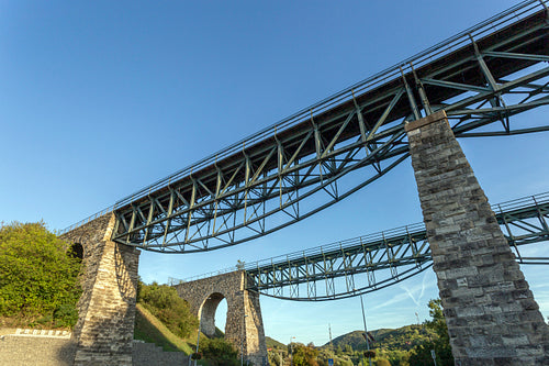 Railway viaduct in Biatorbágy, Hungary