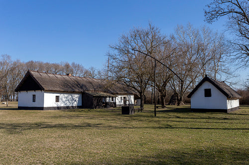 Traditional hungarian cottage house