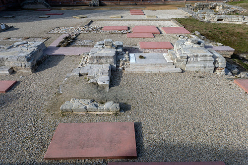 "Ruin Garden" ruins of the medieval church founded by St Stephen