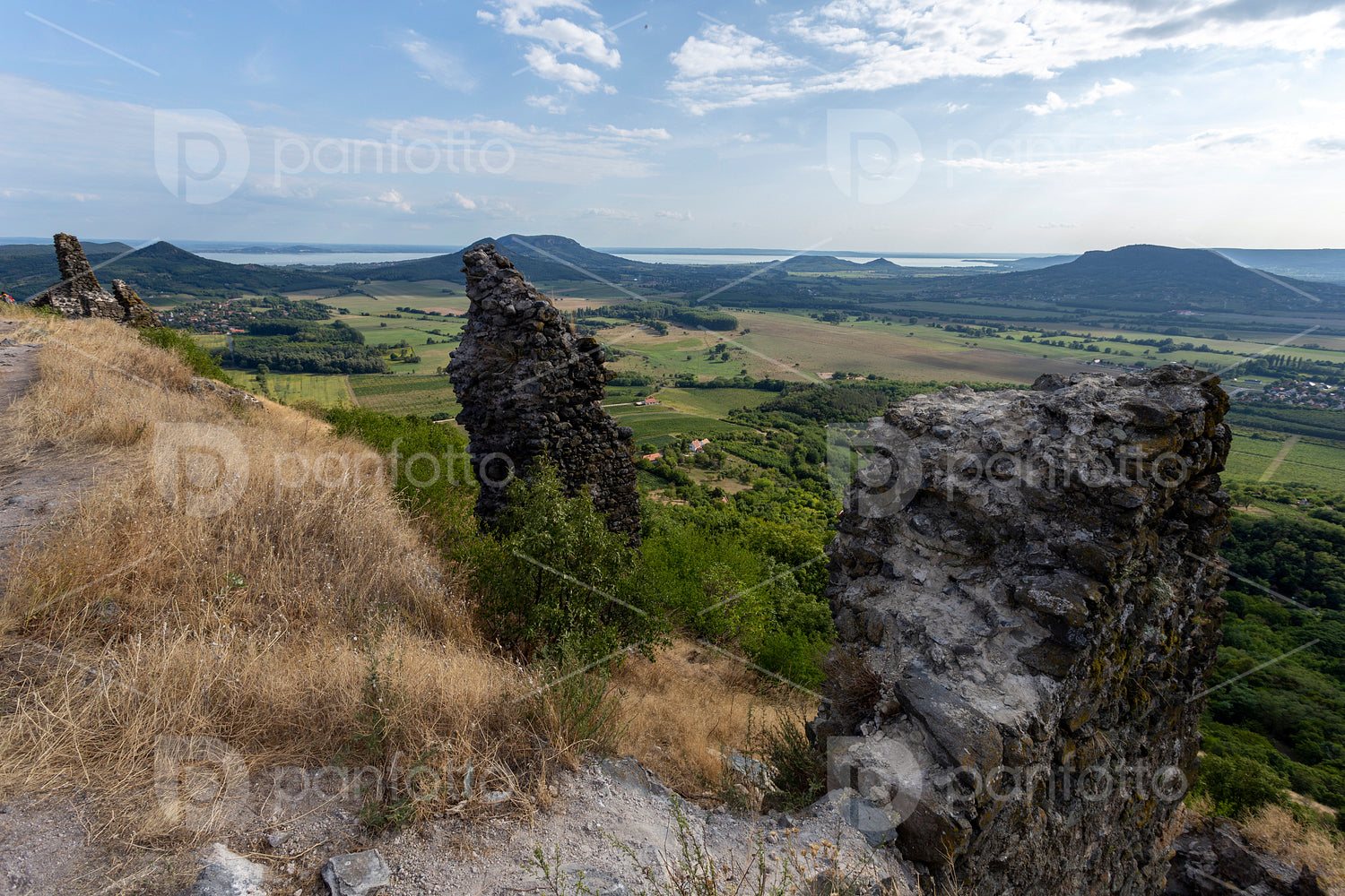 Ruins of the castle of Csobánc
