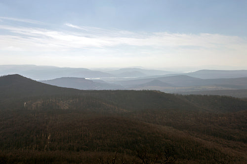 View from the Nagy-Sas-hegy in the Börzsöny