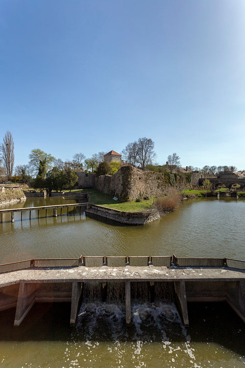 Castle of Tata on a sunny day