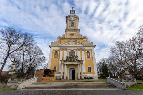 Baroque church in Abony
