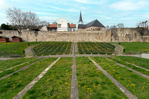 Outdoor theatre at the Castle of Sárospatak