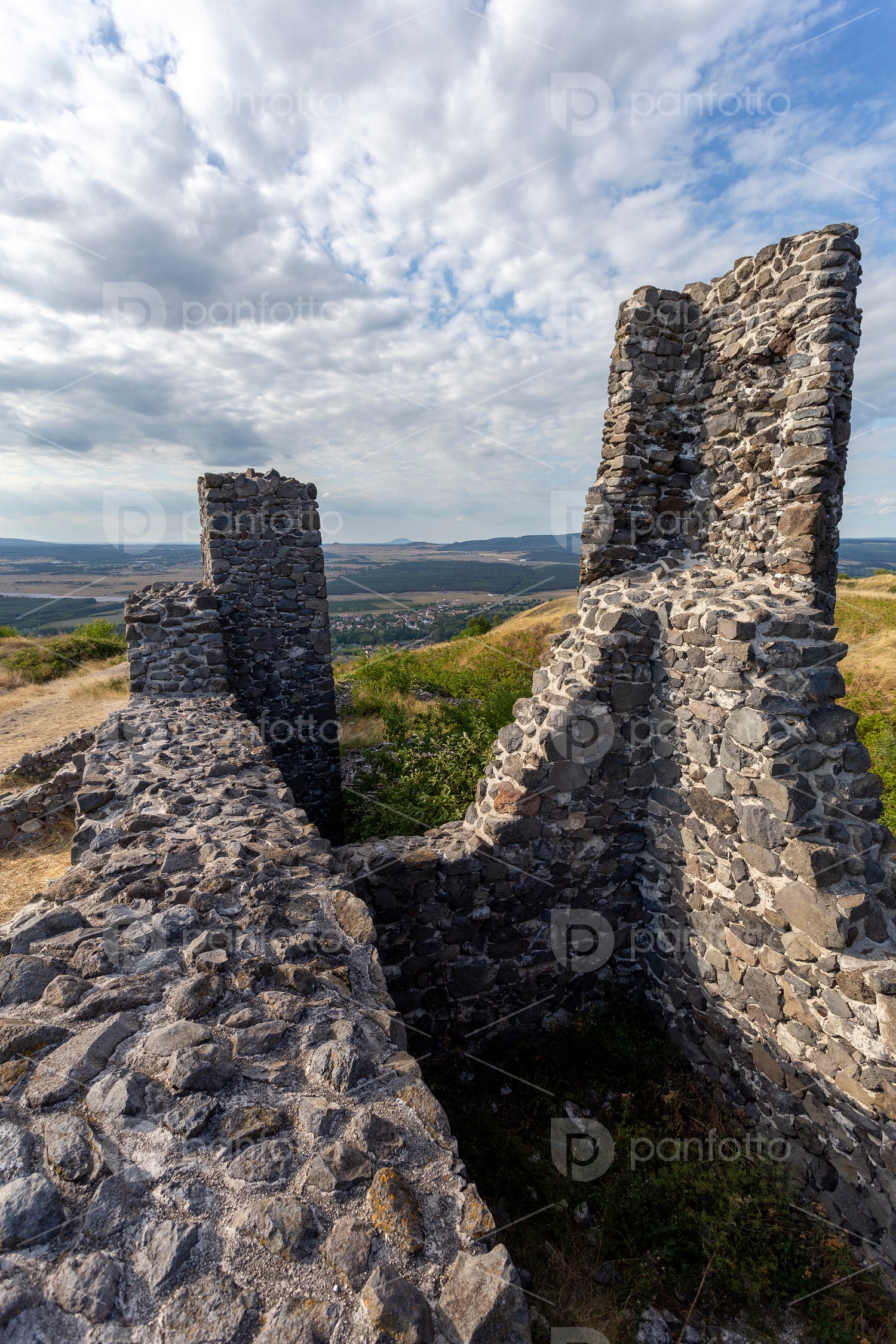 Ruins of the castle of Csobánc